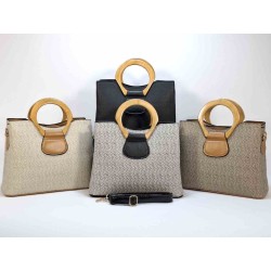 کیف زنانه دسته چوبی