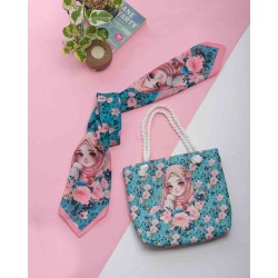 ست کیف و شال دخترانه