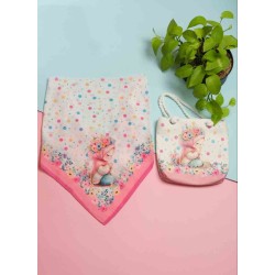 ست کیف و شال دخترانه